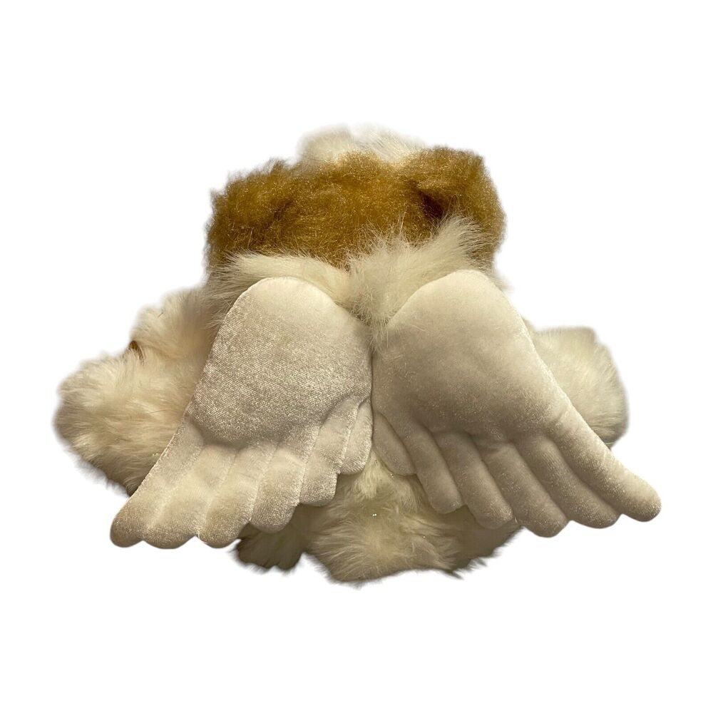 First & Main Snow Angels Kids White Brown Body Suit Stuffed Animal Plush Toy - Picture 3 of 8